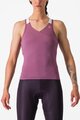 CASTELLI Tricoul de ciclism fără mâneci - SOLARIS TOP - mov