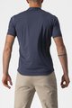CASTELLI Tricou de ciclism cu mânecă scurtă - TECH 2 POLO - albastru