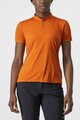 CASTELLI Tricou de ciclism cu mânecă scurtă - TECH 2 POLO - portocaliu