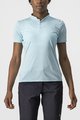 CASTELLI Tricou de ciclism cu mânecă scurtă - TECH 2 POLO - albastru deschis