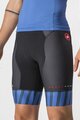 CASTELLI Pantaloni scurți de ciclism fără bretele - FREE TRI - negru/albastru