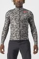 CASTELLI Tricou de ciclism cu mânecă lungă de vară - UNLIMITED THERMAL - gri