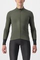 CASTELLI Tricou de cilism pentru iarnă cu mânecă lungă - FLIGHT LS AIR - verde deschis