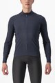 CASTELLI Tricou de cilism pentru iarnă cu mânecă lungă - FLIGHT LS AIR - albastru