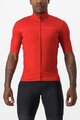CASTELLI Tricou de ciclism cu mânecă scurtă - PRO THERMAL MID - roșu