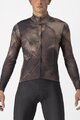 CASTELLI Tricou de cilism pentru iarnă cu mânecă lungă - VENTAGLIO - maro