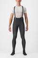CASTELLI Pantaloni de ciclism lungi cu bretele - FREE AERO RC - negru