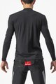 CASTELLI Tricou de ciclism cu mânecă lungă - BANDITO WOOL LS - negru