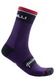 CASTELLI Șosete clasice de ciclism - QUINDICI SOFT MERINO - mov