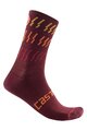 CASTELLI Șosete clasice de ciclism - MID WINTER 18 - bordo