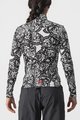 CASTELLI Tricou de ciclism cu mânecă lungă de vară - UNLIMITED W THERMAL - negru/alb
