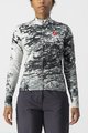 CASTELLI Tricou de cilism pentru iarnă cu mânecă lungă - UNLIMITED W THERMAL - gri/alb