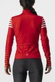 CASTELLI Tricou de cilism pentru iarnă cu mânecă lungă - AUTUNNO - roșu