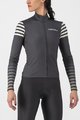 CASTELLI Tricou de cilism pentru iarnă cu mânecă lungă - AUTUNNO - gri