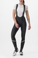 CASTELLI Pantaloni de ciclism lungi cu bretele - VELOCISSIMA DT - negru/verde deschis