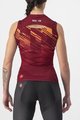 CASTELLI Tricoul de ciclism fără mâneci - INSIDER W - bordo