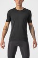 CASTELLI Tricou de ciclism cu mânecă scurtă - BANDITO WOOL SS - negru