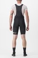 CASTELLI Pantaloni scurți de ciclism cu bretele - PREMIO BLACK LTD EDITION - negru/alb