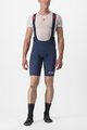 CASTELLI Pantaloni scurți de ciclism cu bretele - PREMIO BLACK LTD EDITION - albastru