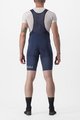 CASTELLI Pantaloni scurți de ciclism cu bretele - PREMIO BLACK LTD EDITION - albastru