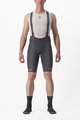 CASTELLI Pantaloni scurți de ciclism cu bretele - FREE AERO RC CLASSIC - gri/roz