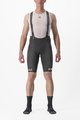 CASTELLI Pantaloni scurți de ciclism cu bretele - FREE AERO RC CLASSIC - negru/alb