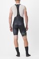 CASTELLI Pantaloni scurți de ciclism cu bretele - FREE AERO RC KIT - negru/verde deschis