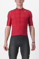 CASTELLI Tricou de ciclism cu mânecă scurtă - LIVELLI - roșu