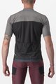 CASTELLI Tricou de ciclism cu mânecă scurtă - UNLIMITED ENTRATA - negru/gri