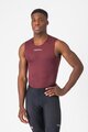 CASTELLI Tricou de ciclism fără mâneci - PRO MESH 2.0 - bordo