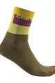 CASTELLI Șosete clasice de ciclism - BLOCCO - verde
