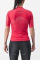 CASTELLI Tricou de ciclism cu mânecă scurtă - AERO PRO W - roșu
