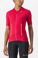 CASTELLI Tricou de ciclism cu mânecă scurtă - ENDURANCE W - roșu