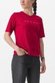 CASTELLI Tricou de ciclism cu mânecă scurtă - TRAIL TECH 2 W - roșu