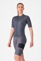 CASTELLI Pantaloni scurți de ciclism cu bretele - UNLIMITED CARGO W - gri