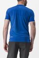 CASTELLI Tricou de ciclism cu mânecă scurtă - ITALIA MERINO - albastru