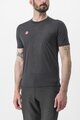 CASTELLI Tricou de ciclism cu mânecă scurtă - MERINO - negru