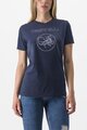 CASTELLI Tricou de ciclism cu mânecă scurtă - PEDALARE - albastru