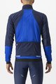 CASTELLI Jachetă termoizolantă de ciclism - FLY TERMAL - albastru