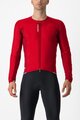 CASTELLI Tricou de cilism pentru iarnă cu mânecă lungă - FLY JACK-SEY - roșu