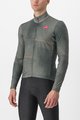 CASTELLI Tricou de cilism pentru iarnă cu mânecă lungă - RAFFICA - verde