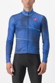 CASTELLI Tricou de cilism pentru iarnă cu mânecă lungă - RAFFICA - albastru