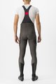 CASTELLI Pantaloni de ciclism lungi cu bretele - UNLIMITED THERMAL - maro