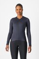 CASTELLI Tricou de cilism pentru iarnă cu mânecă lungă - FLY LS W - negru