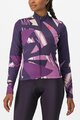 CASTELLI Tricou de cilism pentru iarnă cu mânecă lungă - TROPICALE - mov