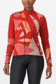CASTELLI Tricou de cilism pentru iarnă cu mânecă lungă - TROPICALE - roșu