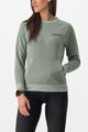 CASTELLI Hanorac - LOGO W SWEATSHIRT - verde deschis