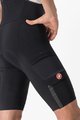 CASTELLI Pantaloni scurți de ciclism cu bretele - UNLIMITED THERMAL - negru