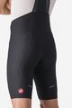 CASTELLI Pantaloni scurți de ciclism cu bretele - ESPRESSO - negru