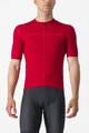 CASTELLI Tricou de ciclism cu mânecă scurtă - roșu